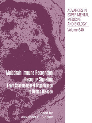 cover image of Multichain Immune Recognition Receptor Signaling